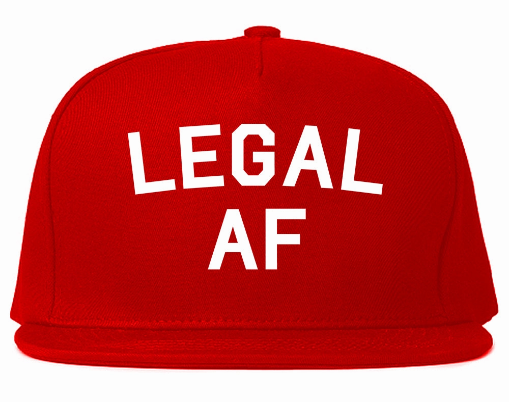 Legal AF 21st Birthday Mens Snapback Hat