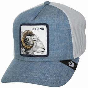 Legend Herringbone Mesh Trucker Snapback Baseball Cap