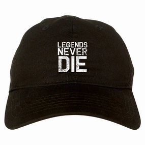 Legends Never Die Vintage Mens Dad Hat