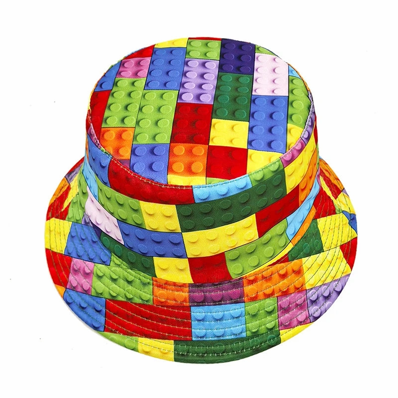 Lego Building Blocks Reversible Bucket Hat