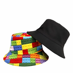 Lego Building Blocks Reversible Bucket Hat