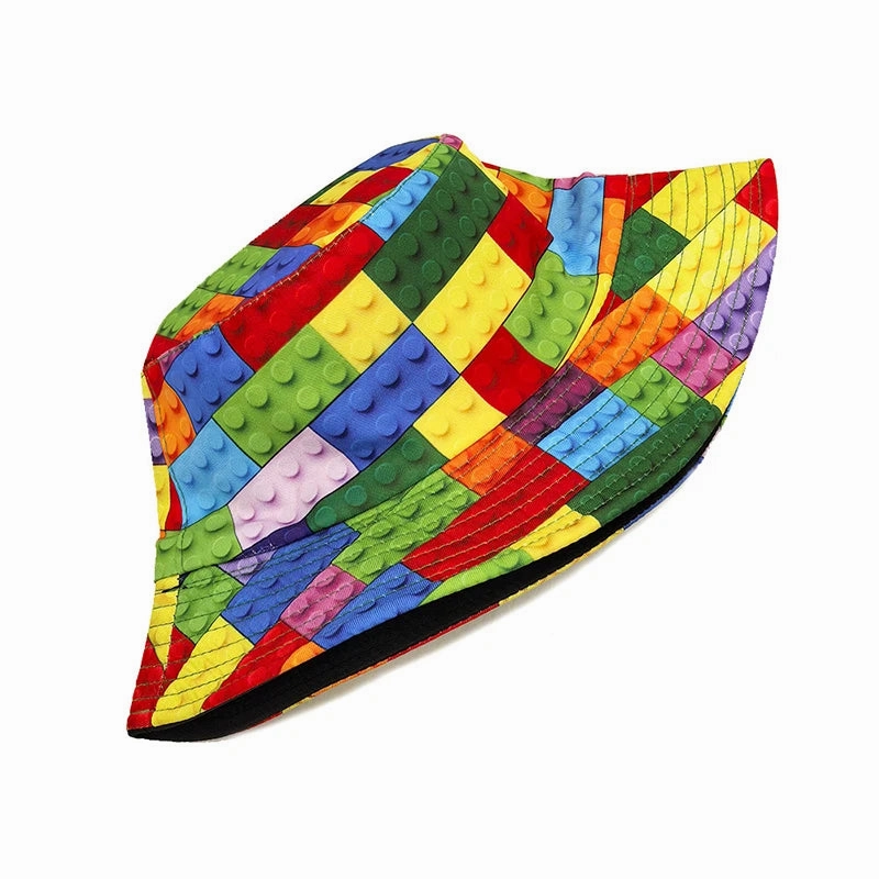 Lego Building Blocks Reversible Bucket Hat