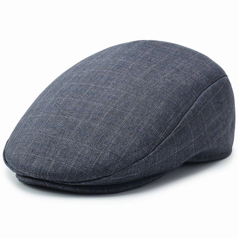 Lenny's Plaid Cotton Flat Cap