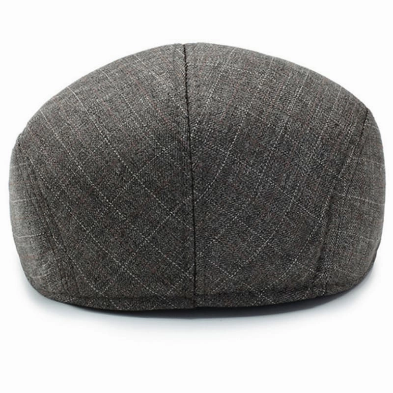 Lenny's Plaid Cotton Flat Cap