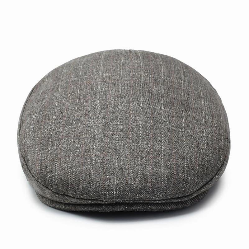 Lenny's Plaid Cotton Flat Cap