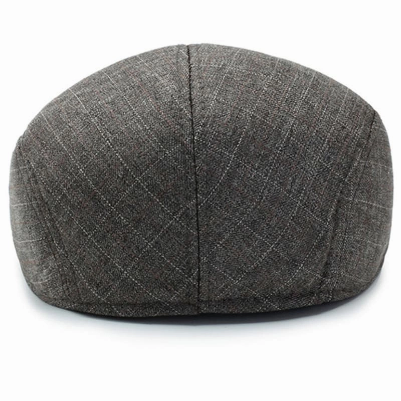 Lenny's Plaid Cotton Flat Cap