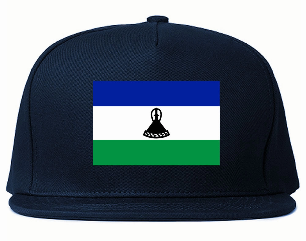 Lesotho Flag Country Printed Snapback Hat Cap