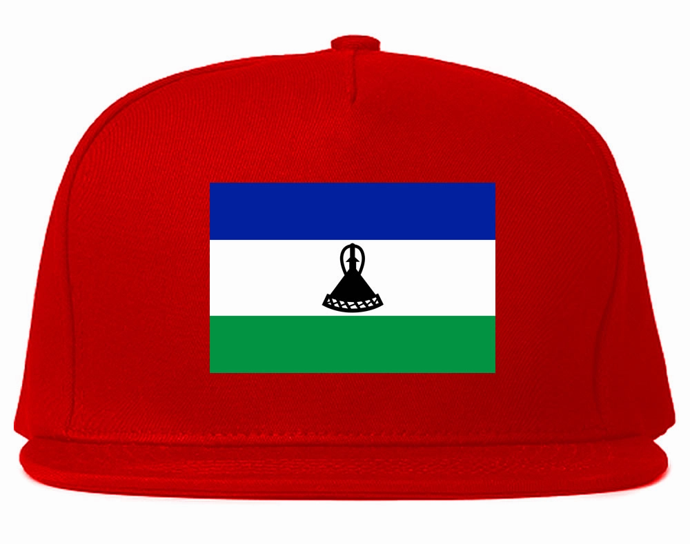 Lesotho Flag Country Printed Snapback Hat Cap
