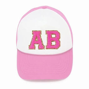 Letter Patch Trucker Hat