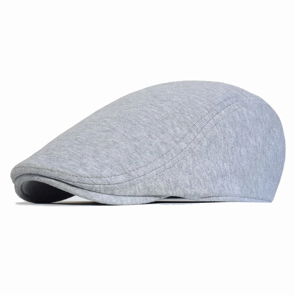 Leuven Plain Cotton Flat Cap