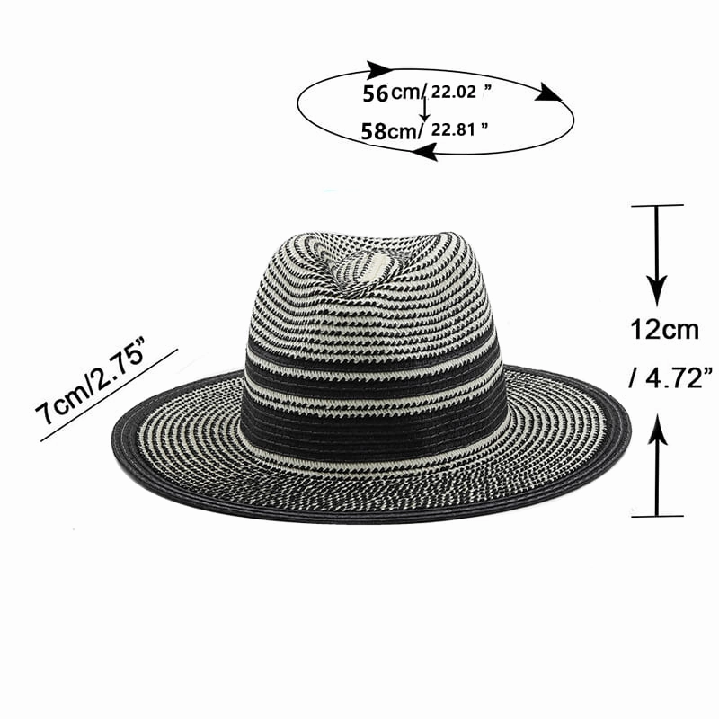 Levante Striped Fedora Hat