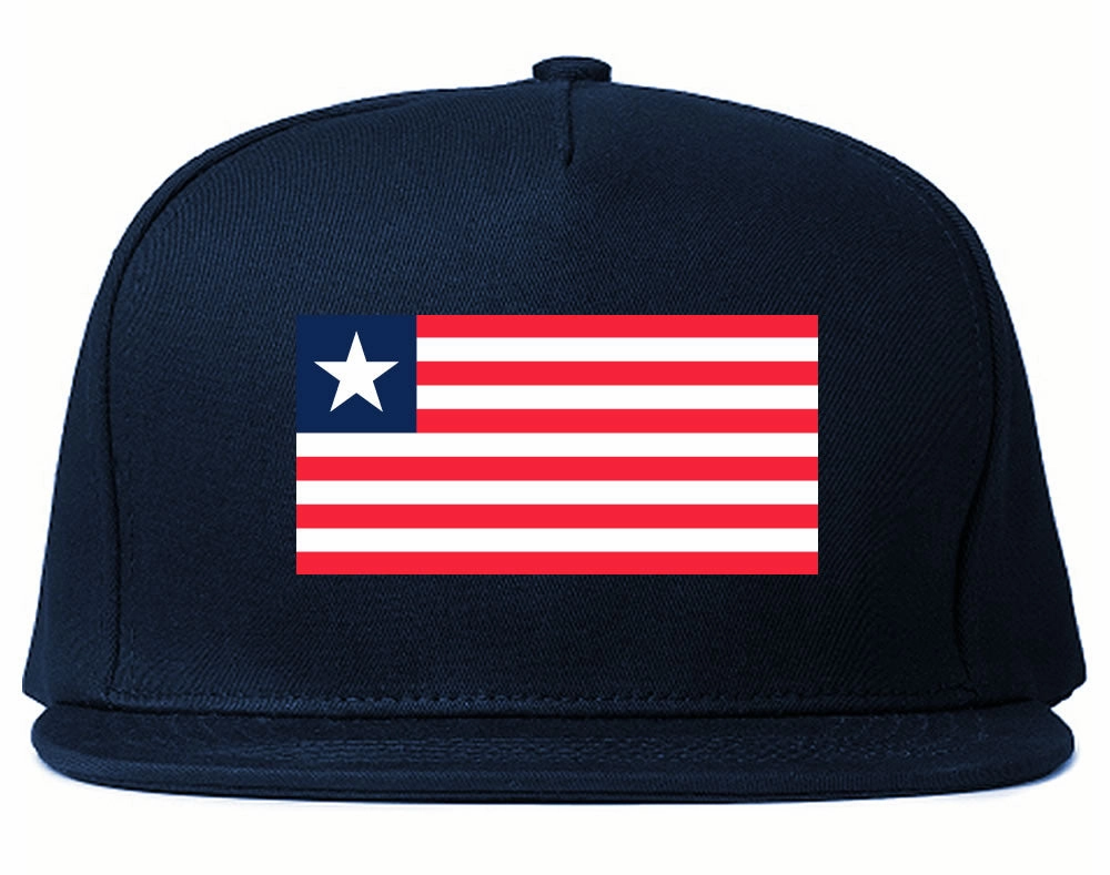Liberia Flag Country Printed Snapback Hat Cap