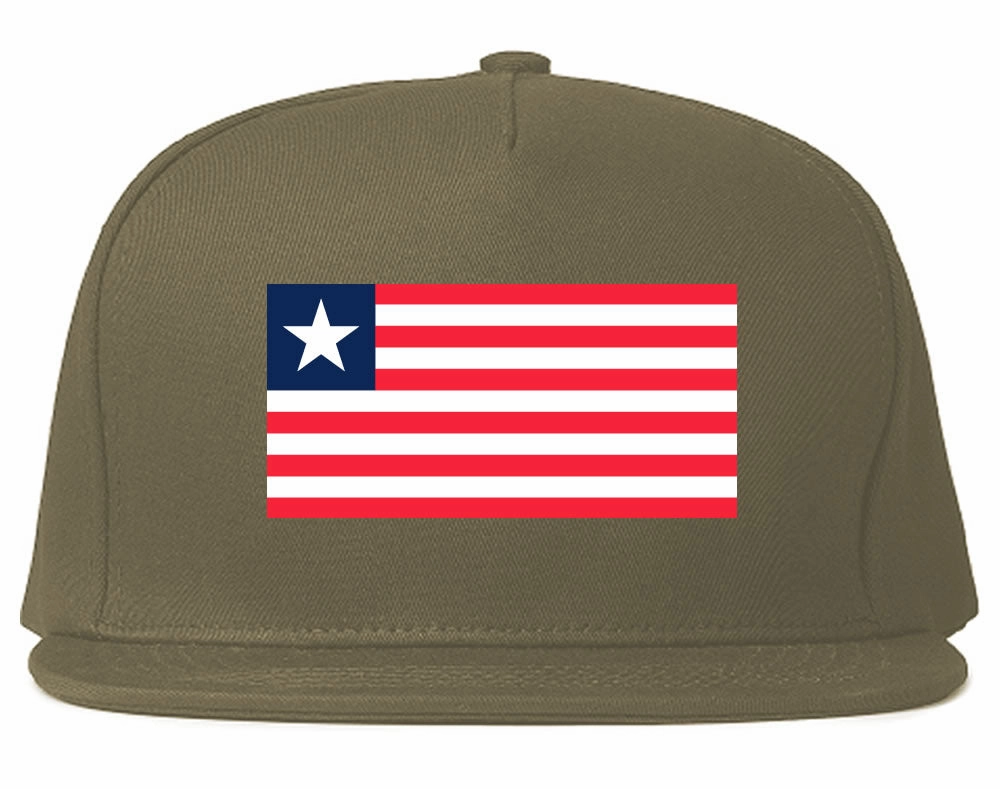 Liberia Flag Country Printed Snapback Hat Cap
