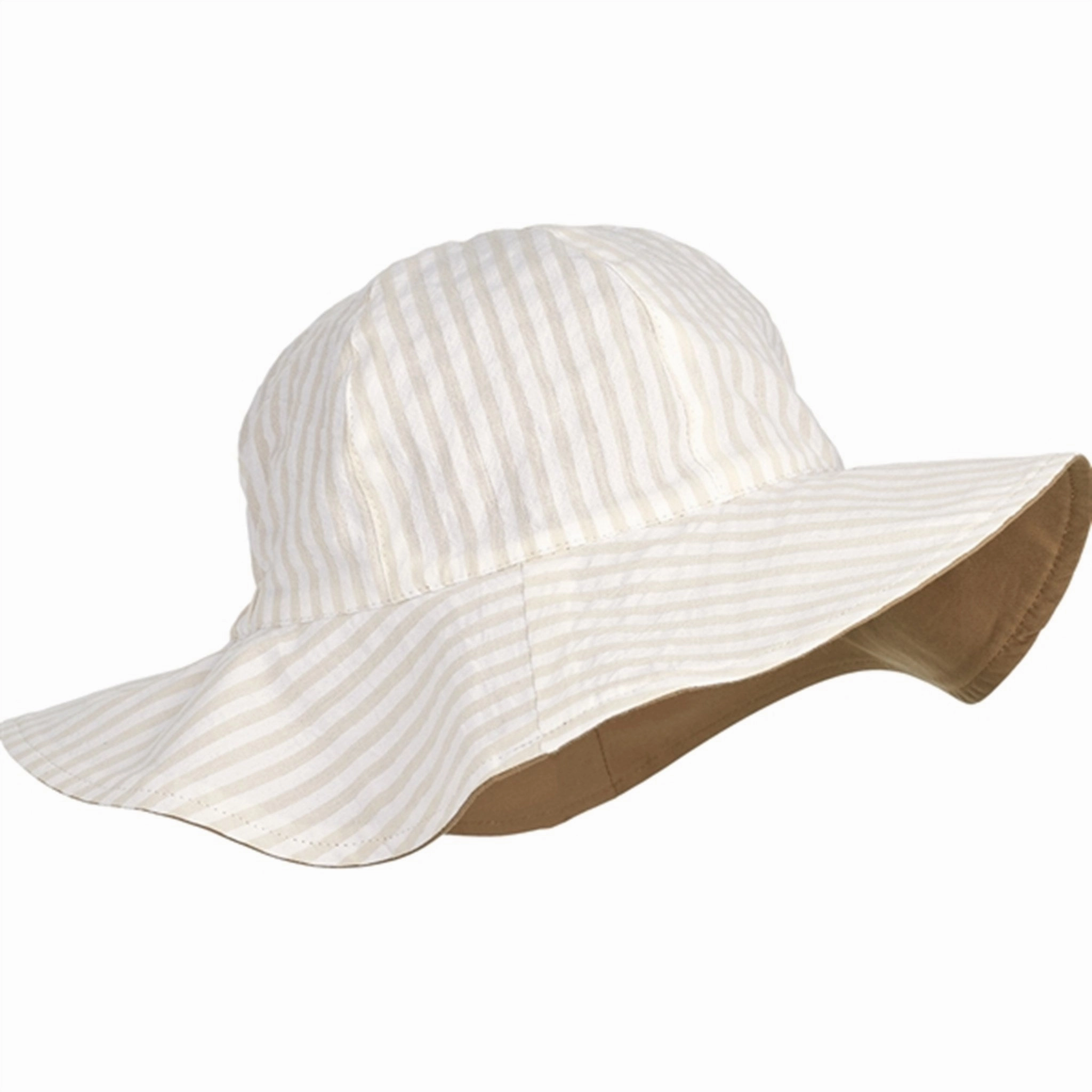 Liewood Amelia Sun hat Stripe Crisp White/Sandy