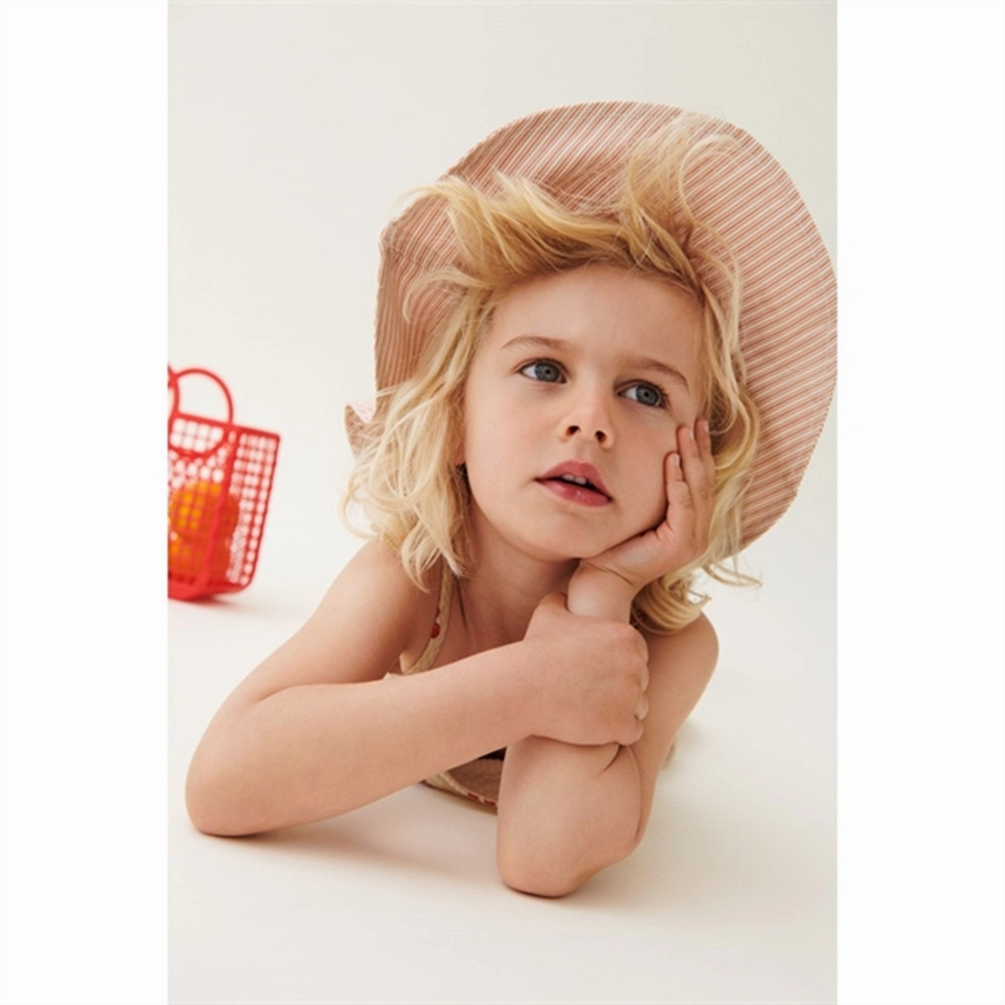 Liewood Amelia SUn Hat Y/D Stripe Tuscany Rose Creme De La Creme