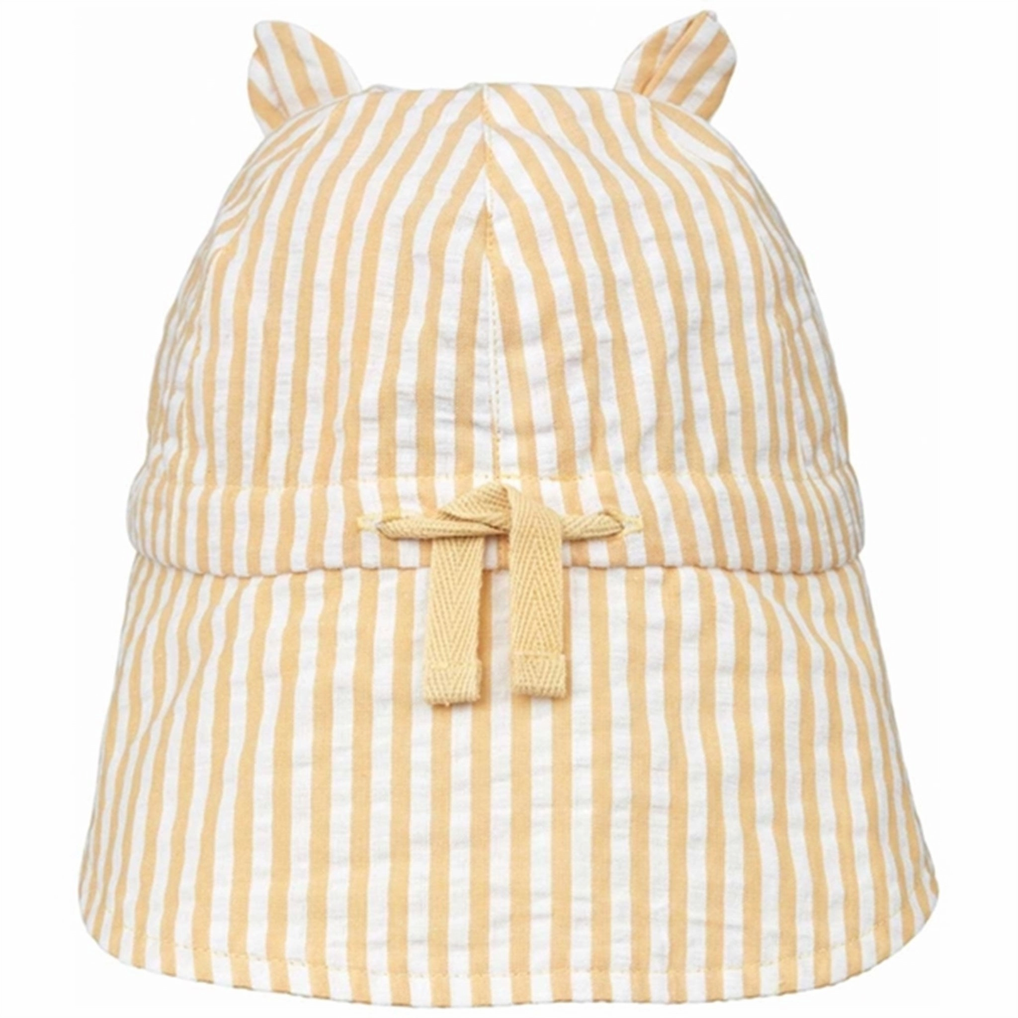 Liewood Gorm Reversible Seersucker Sun Hat Jojoba/White