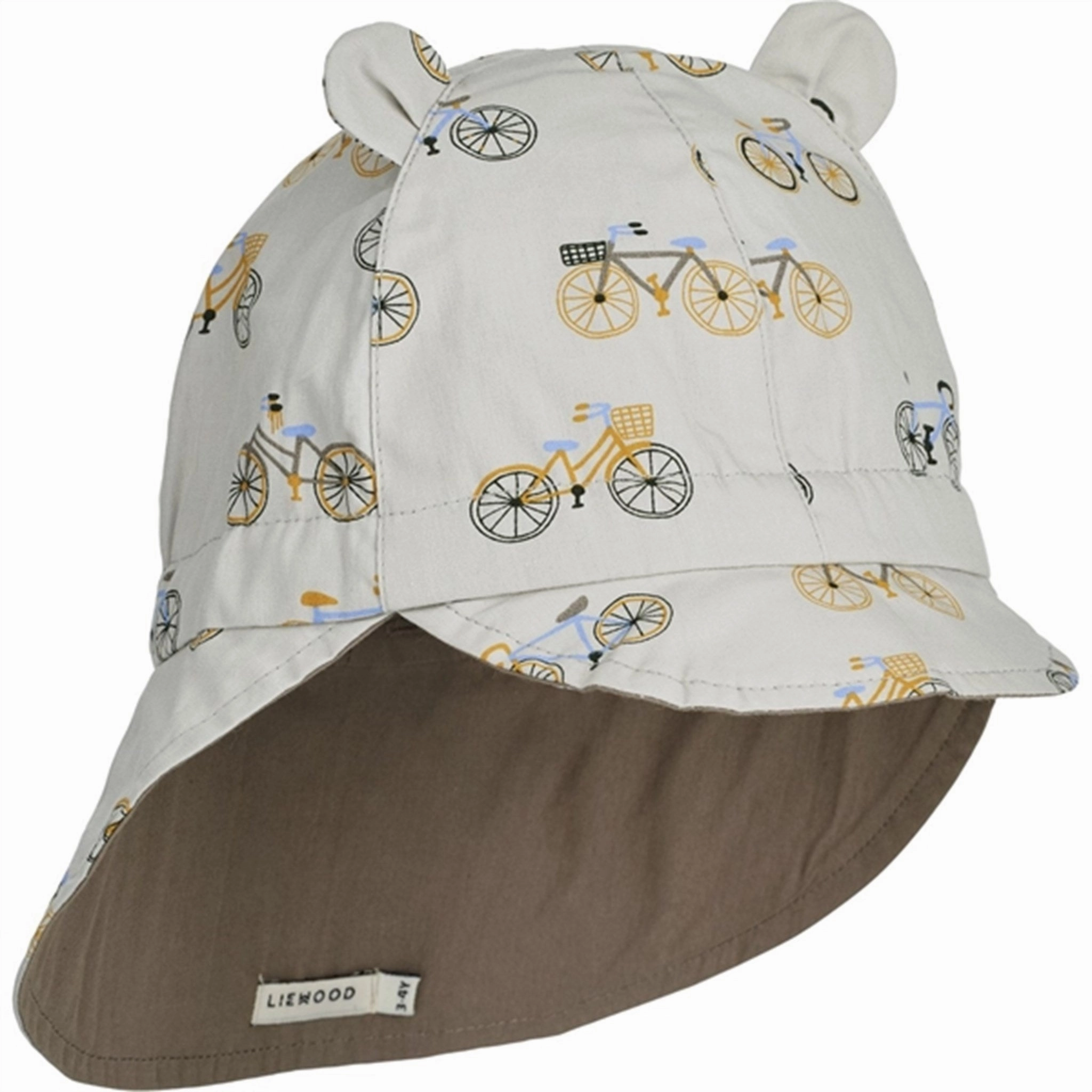 Liewood Gorm Sun Hat Bicycle Cloud Blue