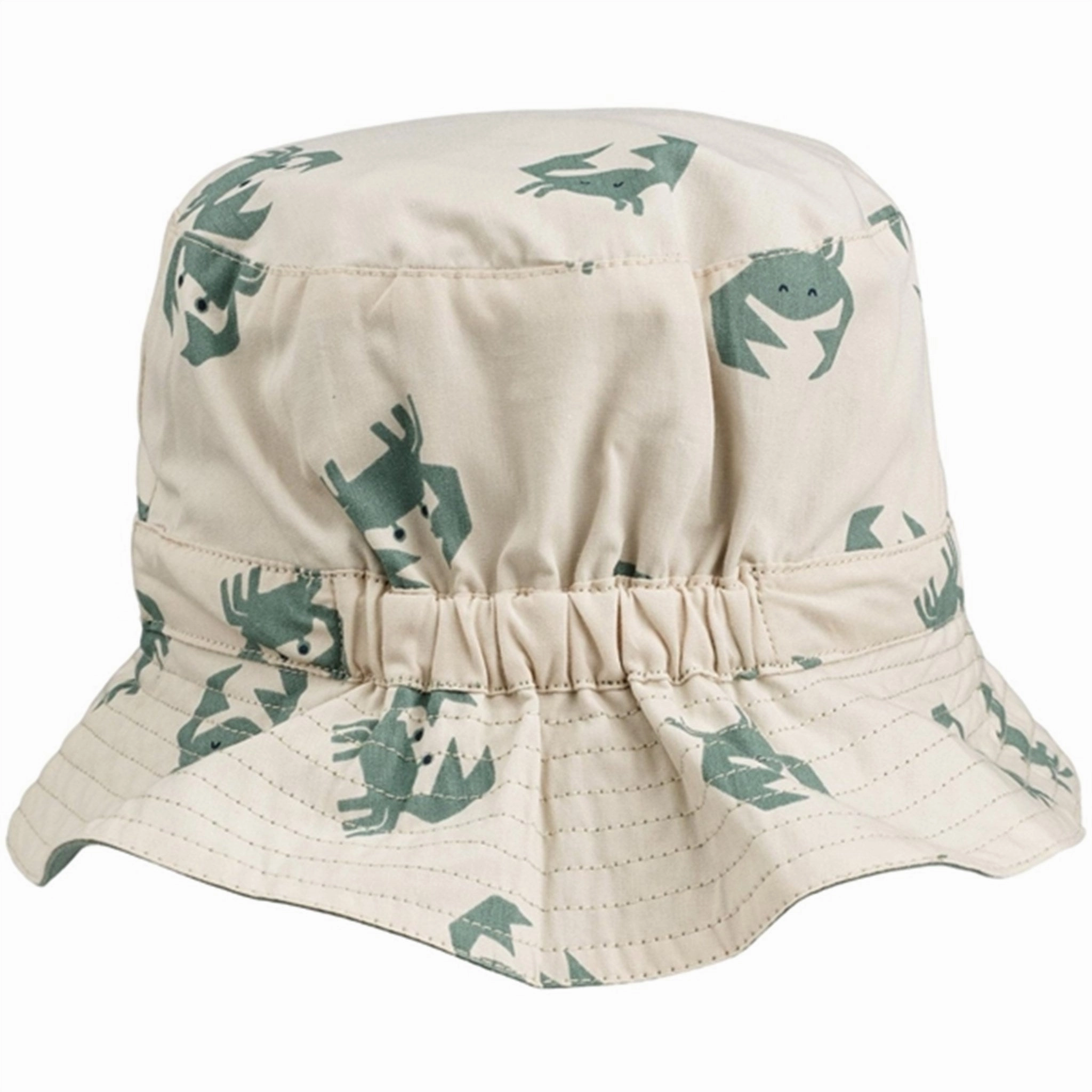 Liewood Sander Reversible Sun Hat Crab Sandy Pepppermint