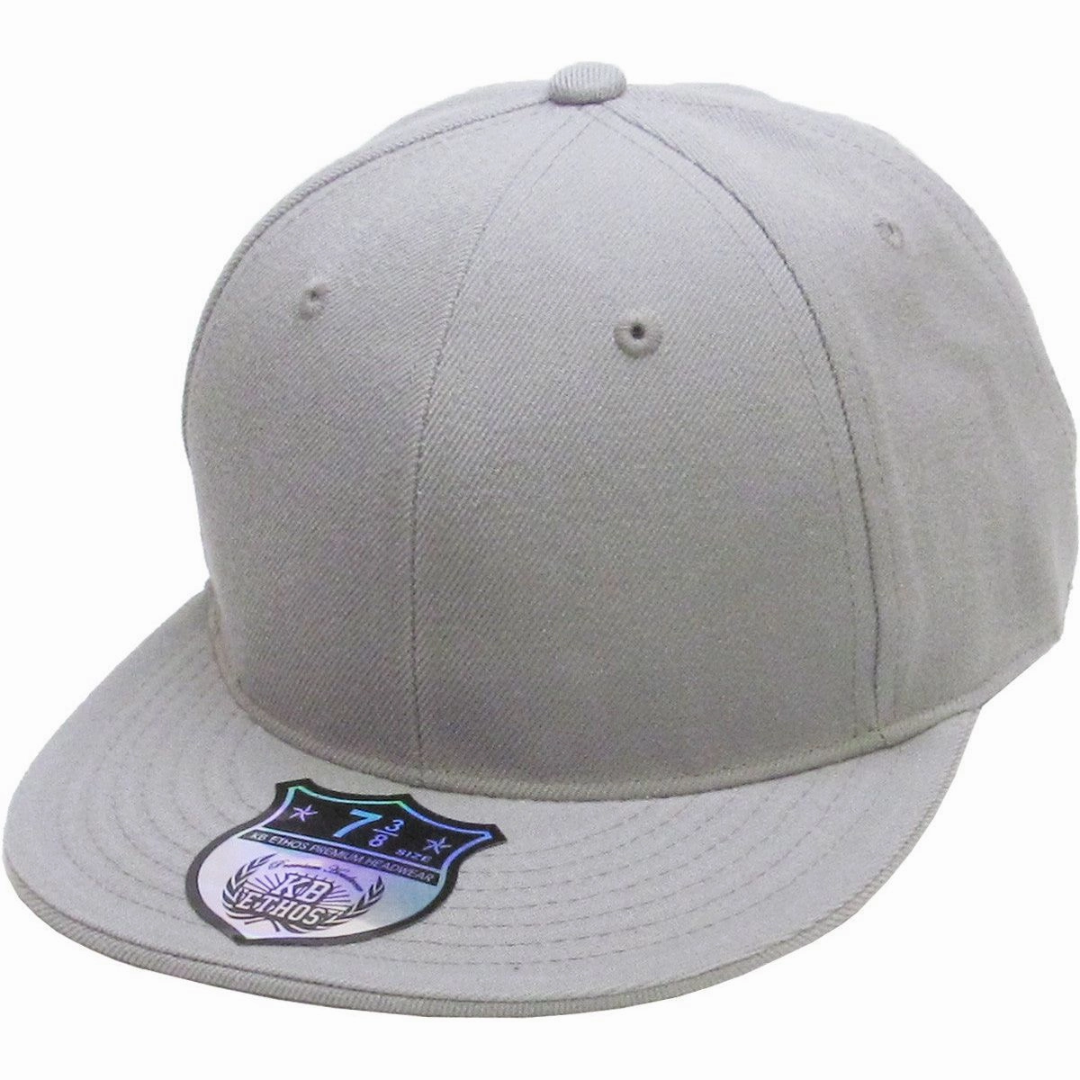 Light Gray - Structured and Fitted Baseball Cap