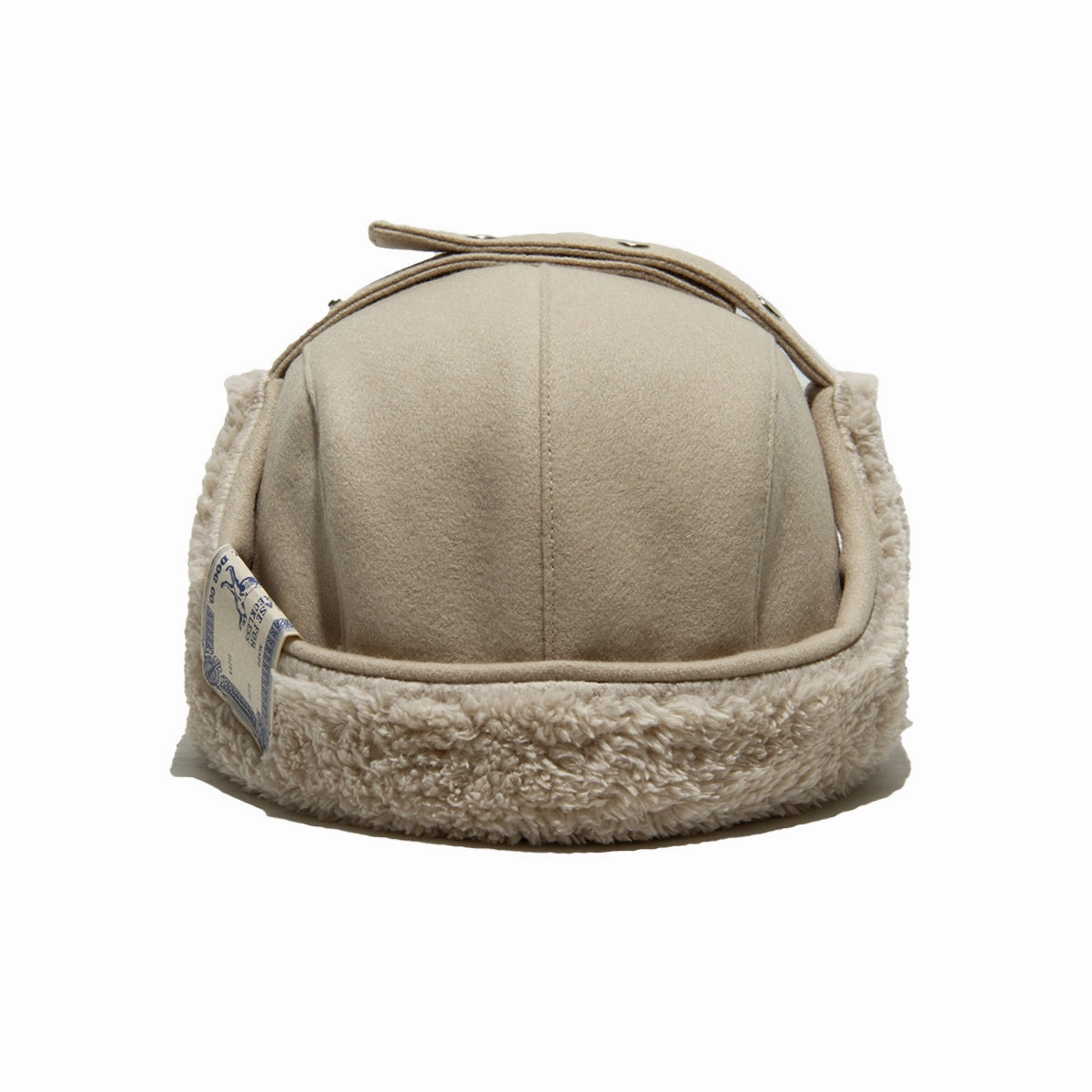 LIGHT MELTON FLIGHT CAP - Beige