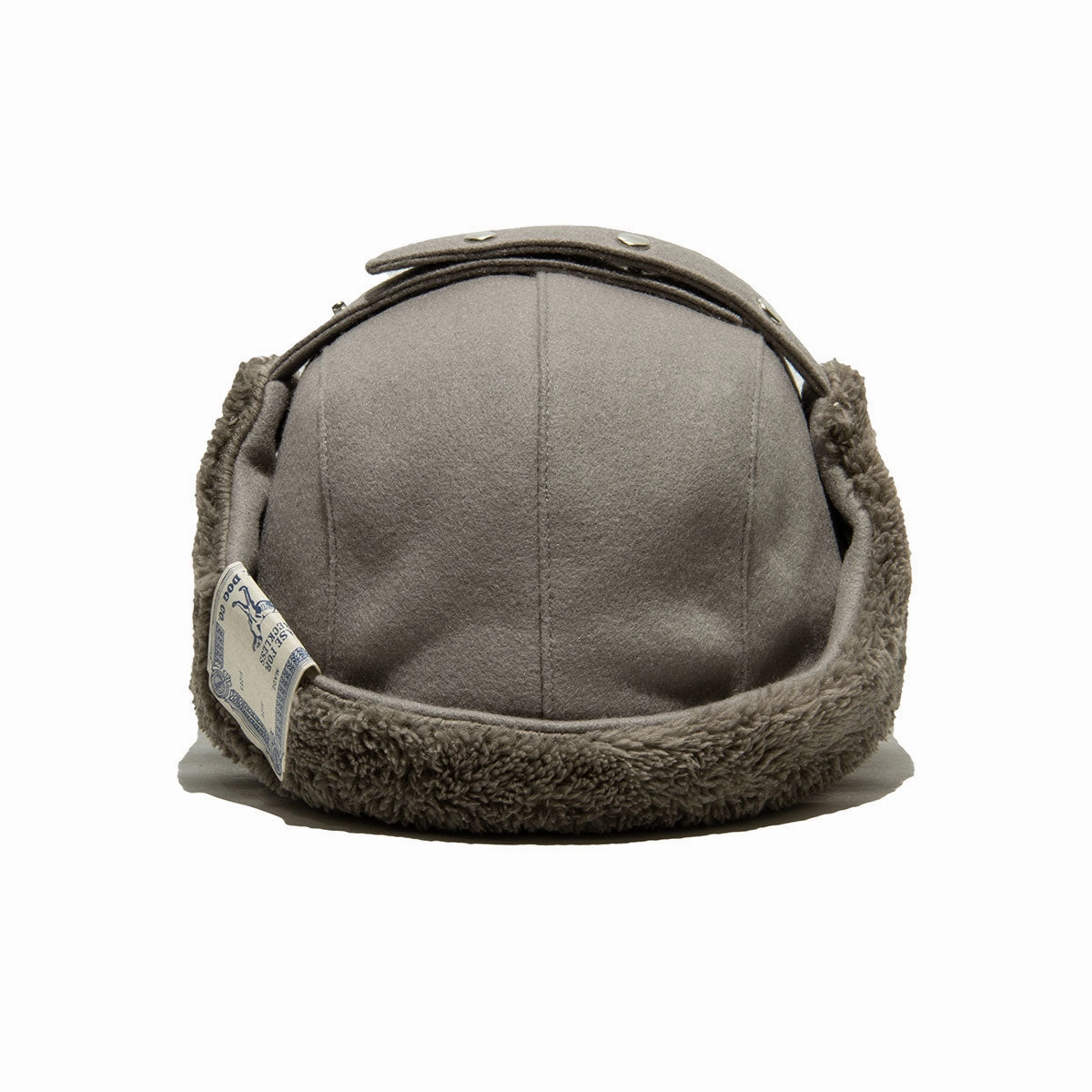 LIGHT MELTON FLIGHT CAP - Gray