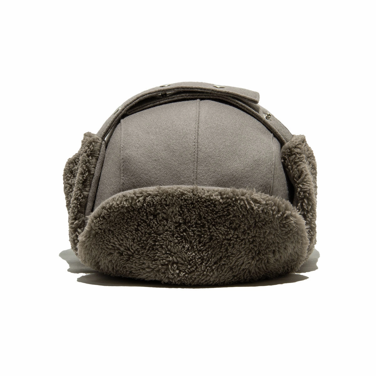 LIGHT MELTON FLIGHT CAP - Gray
