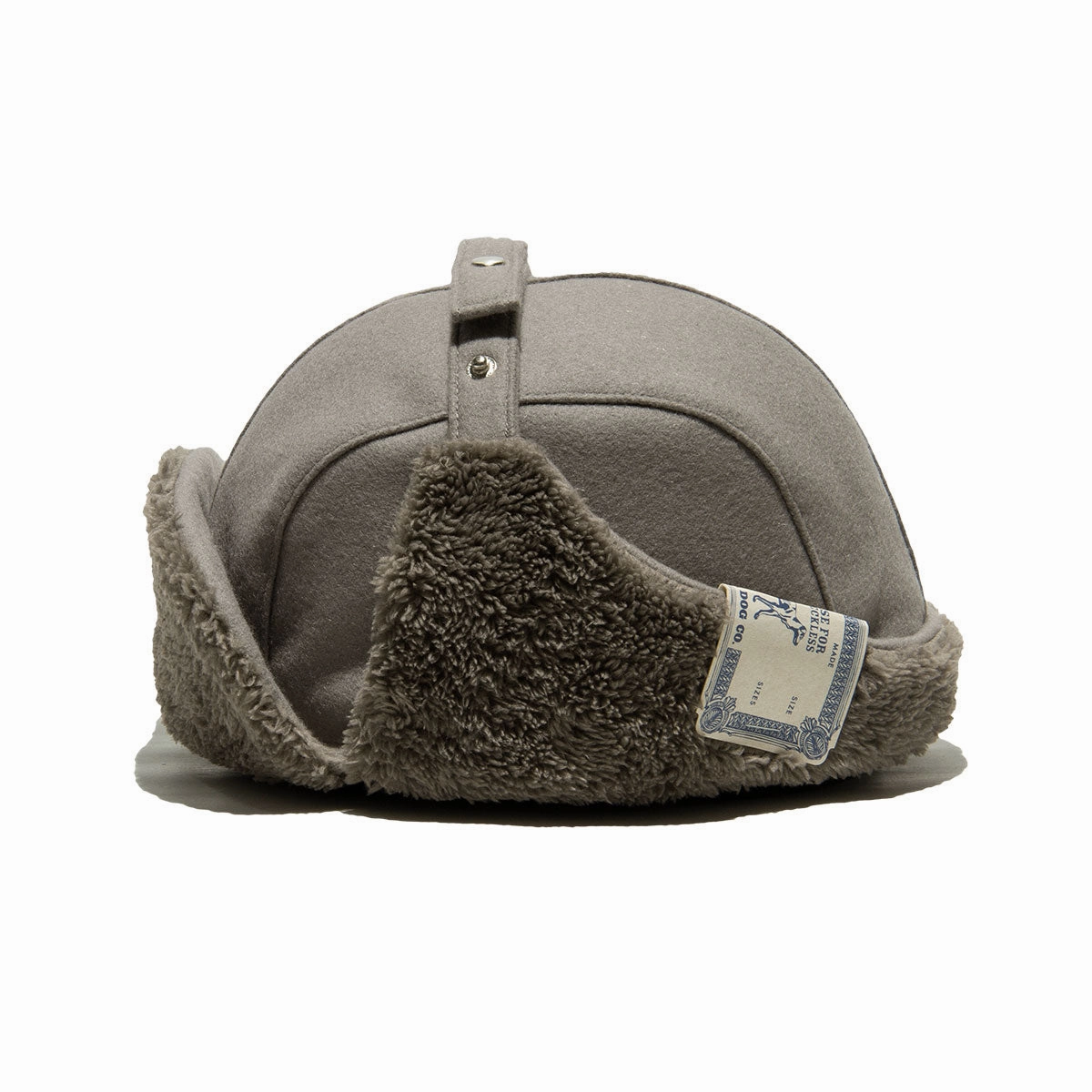 LIGHT MELTON FLIGHT CAP - Gray
