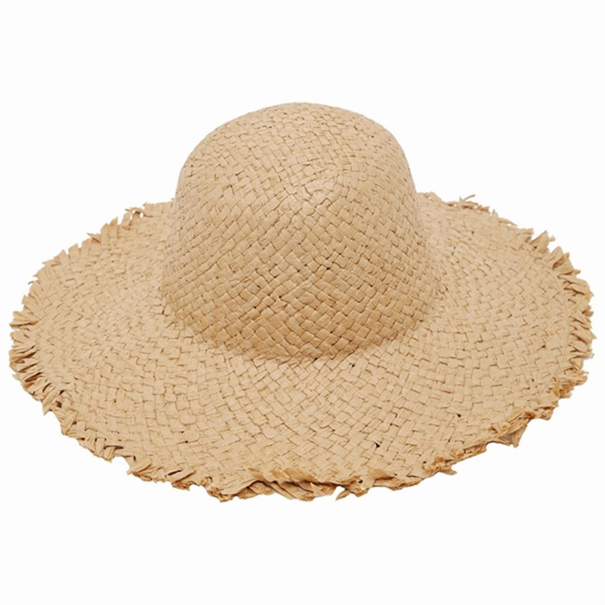 Lil'Atelier Straw White Peppers Fenjo Beach Hat
