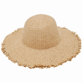 Lil'Atelier Straw White Peppers Fenjo Beach Hat