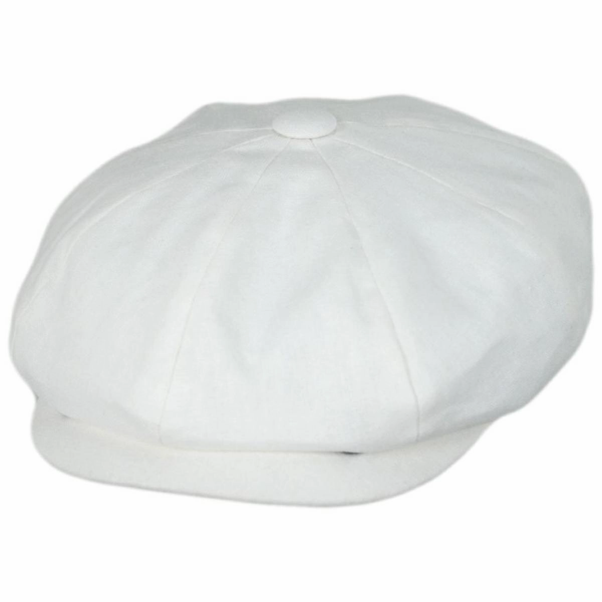 Linen and Cotton Newsboy Cap