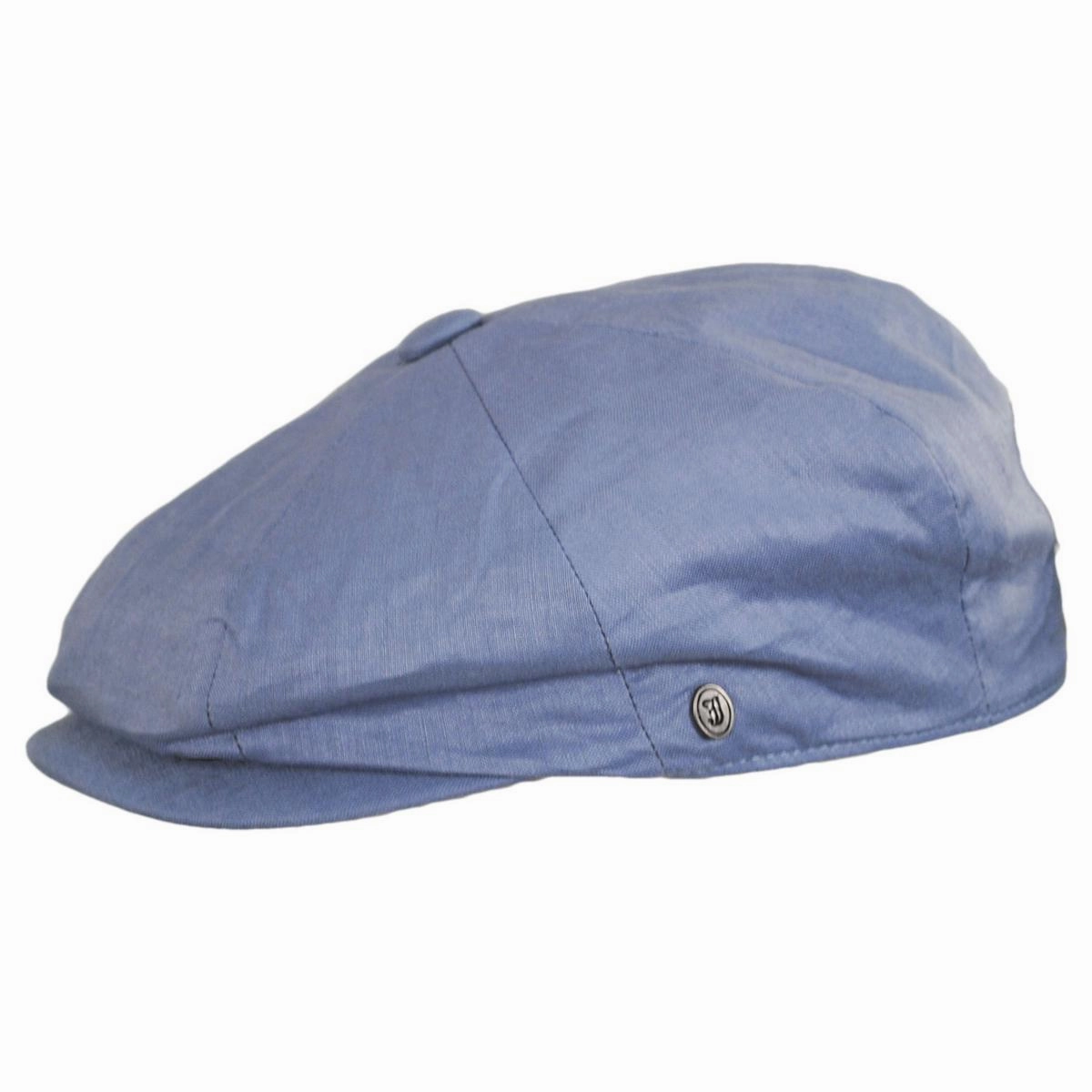Linen and Cotton Newsboy Cap
