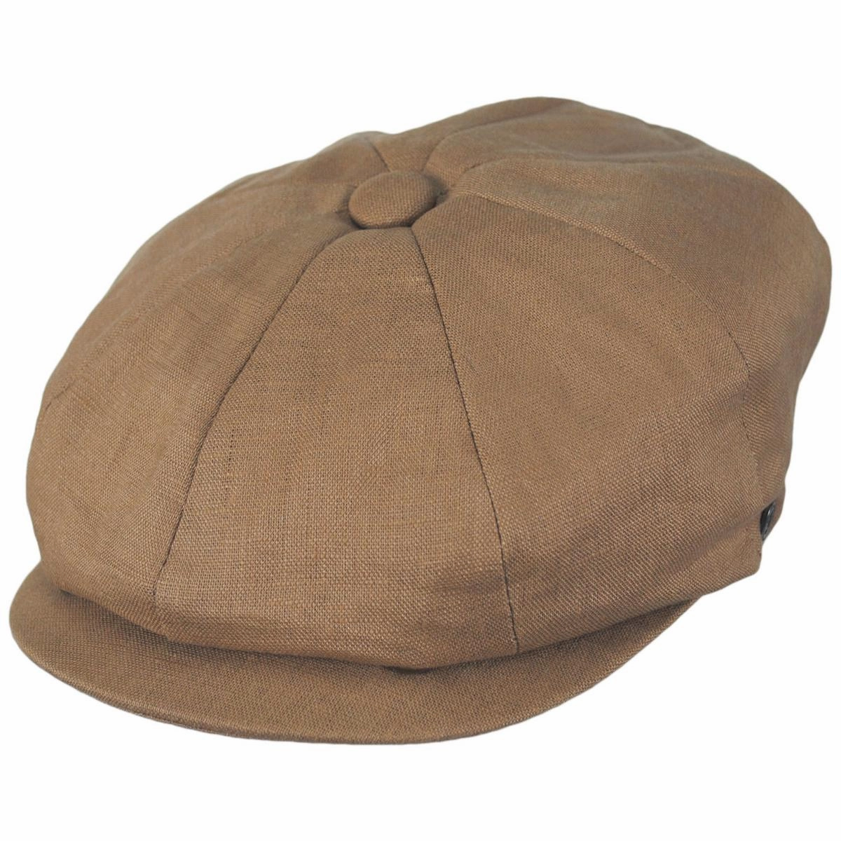 Linen and Cotton Newsboy Cap