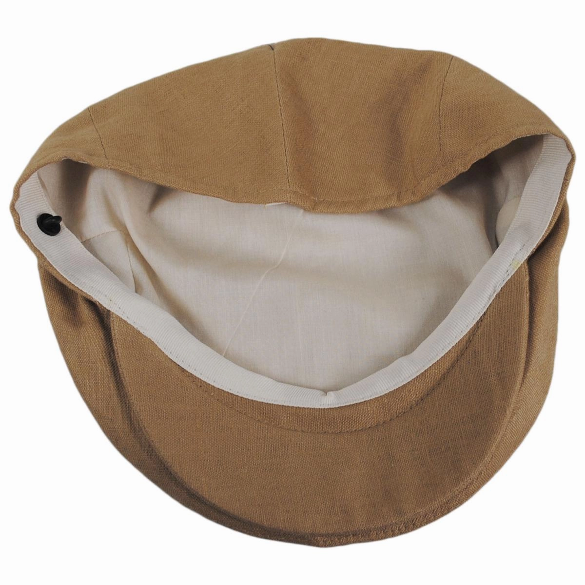 Linen and Cotton Newsboy Cap