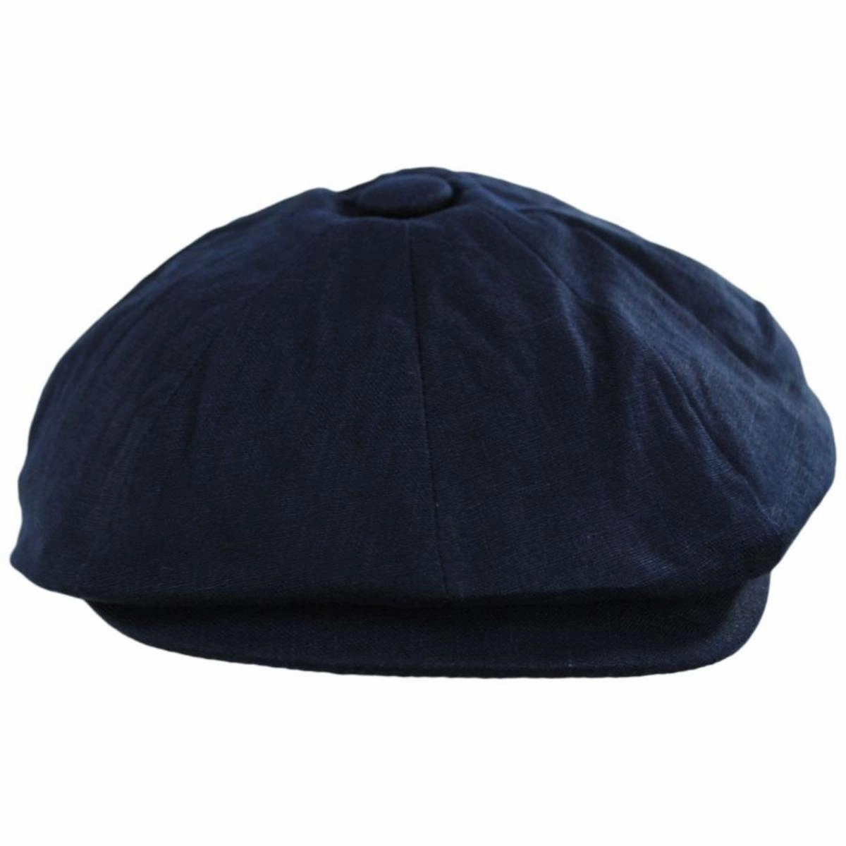 Linen and Cotton Newsboy Cap