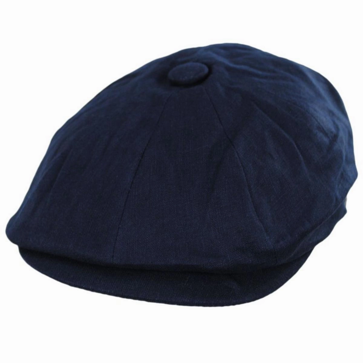 Linen and Cotton Newsboy Cap