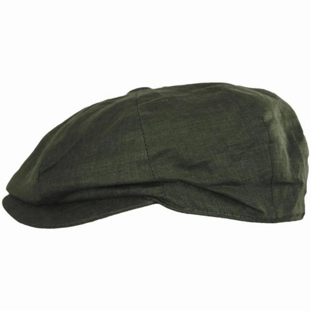 Linen and Cotton Newsboy Cap