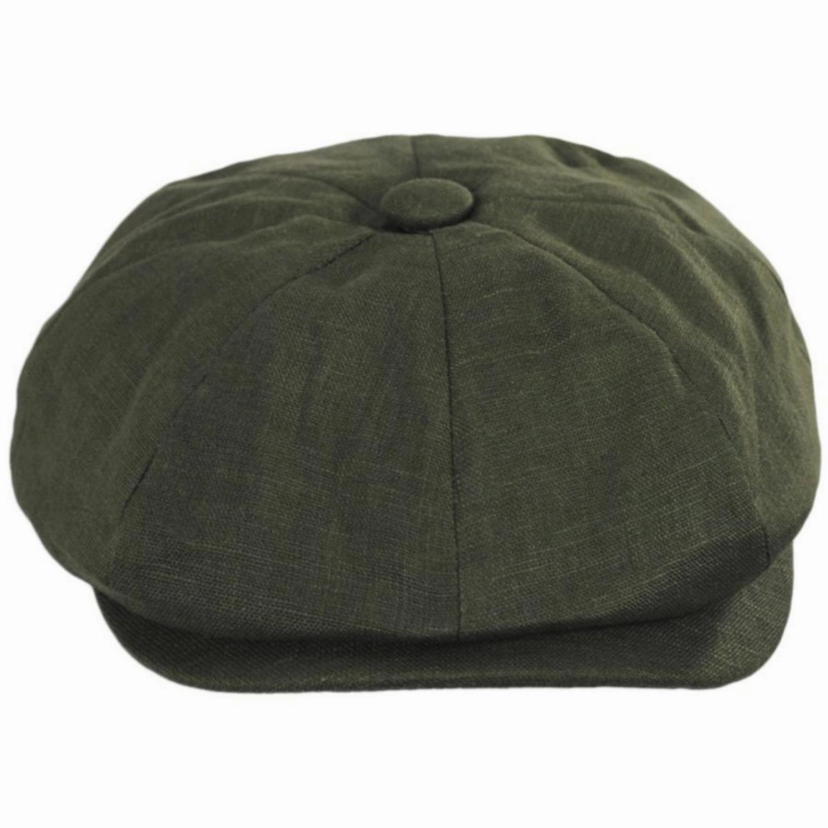 Linen and Cotton Newsboy Cap