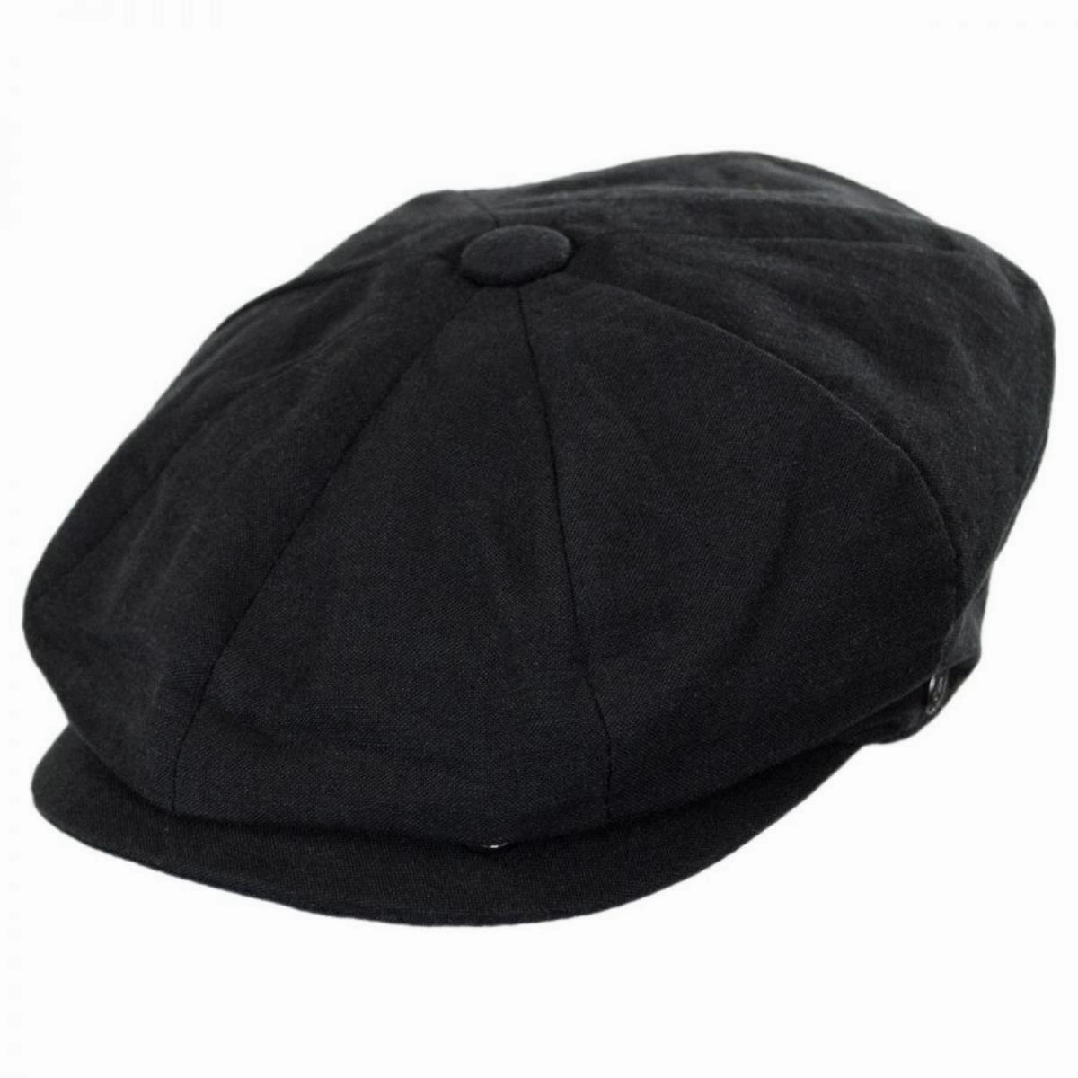Linen and Cotton Newsboy Cap