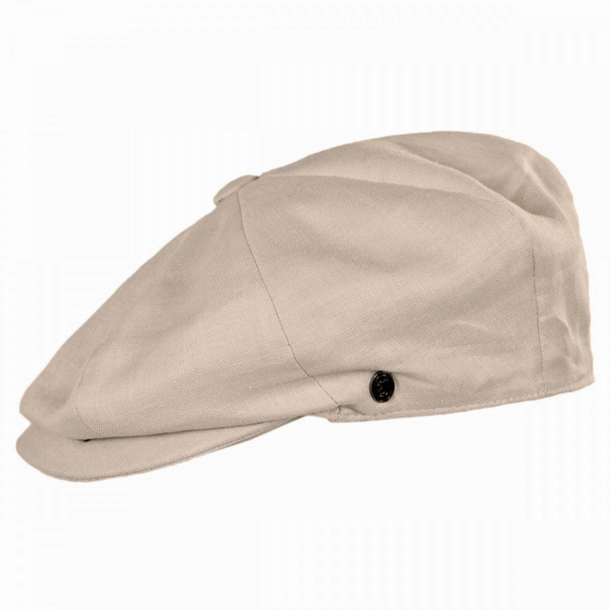 Linen and Cotton Newsboy Cap