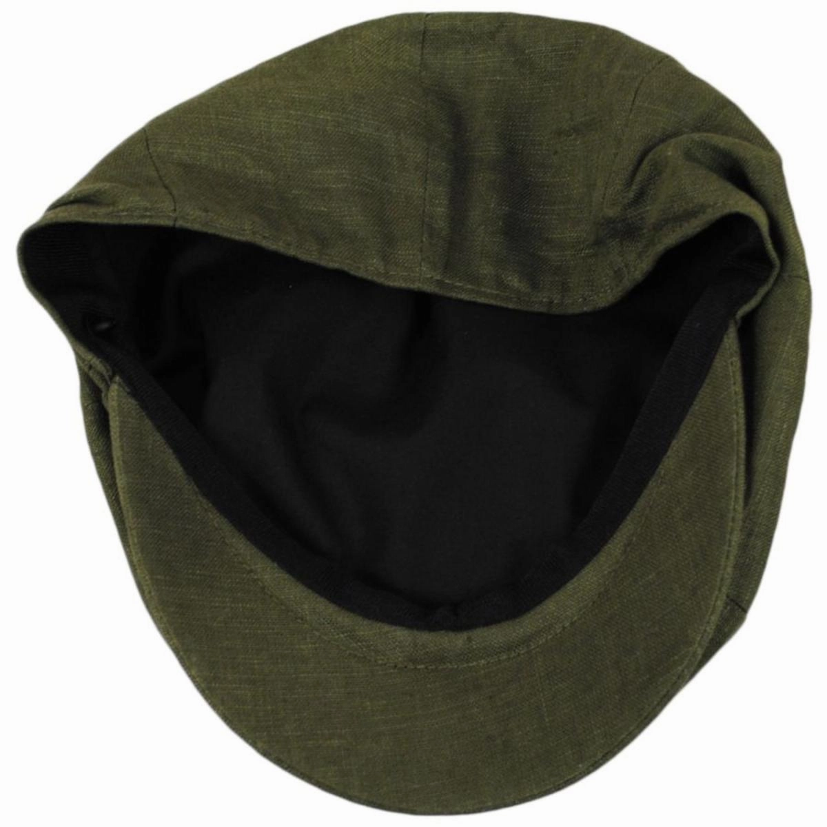 Linen and Cotton Newsboy Cap