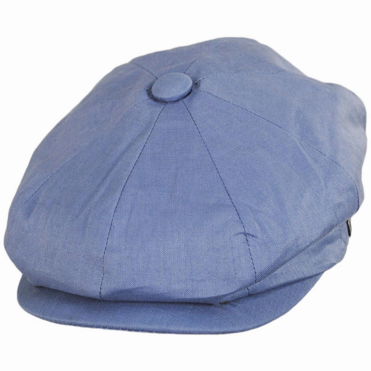 Linen and Cotton Newsboy Cap