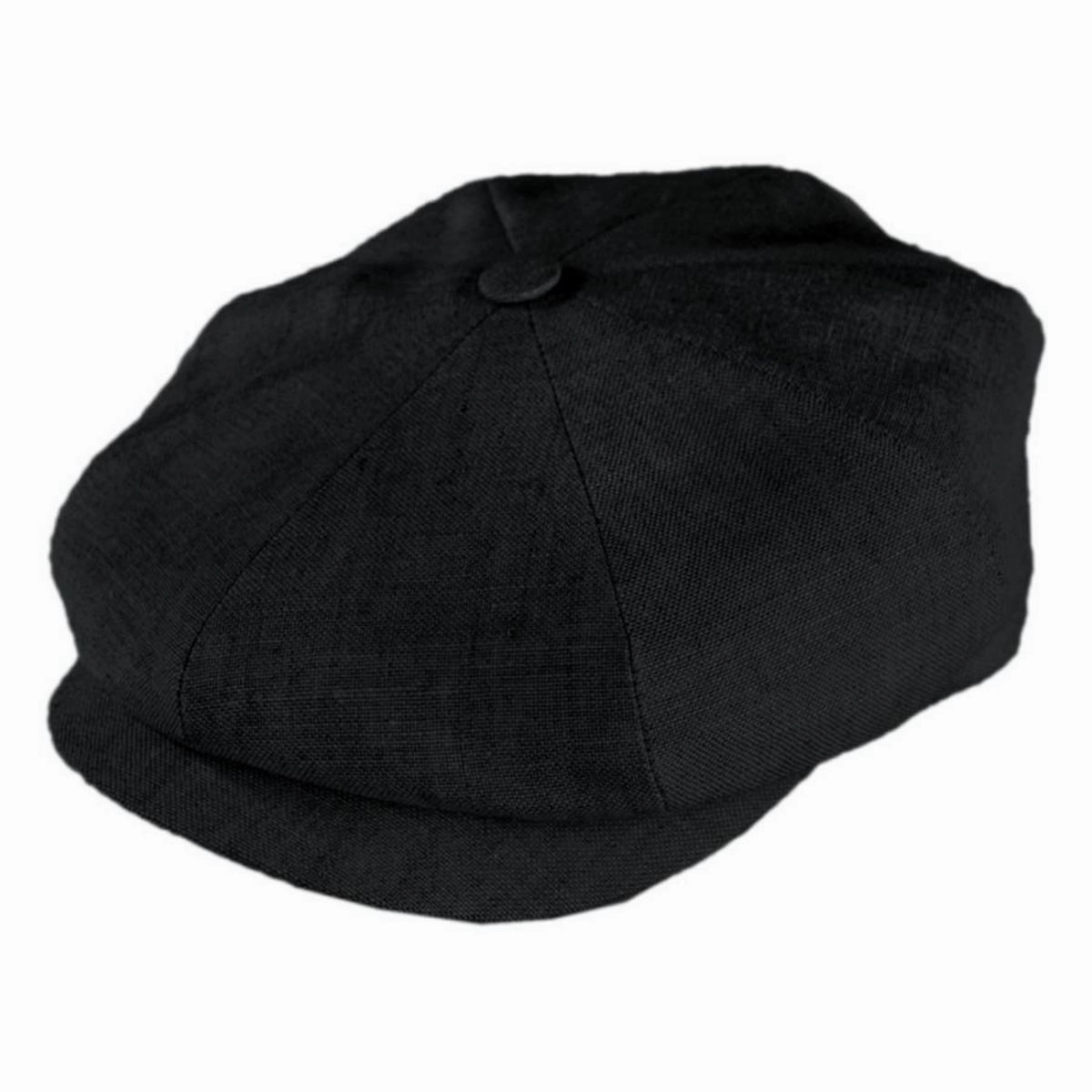 Linen Newsboy Cap