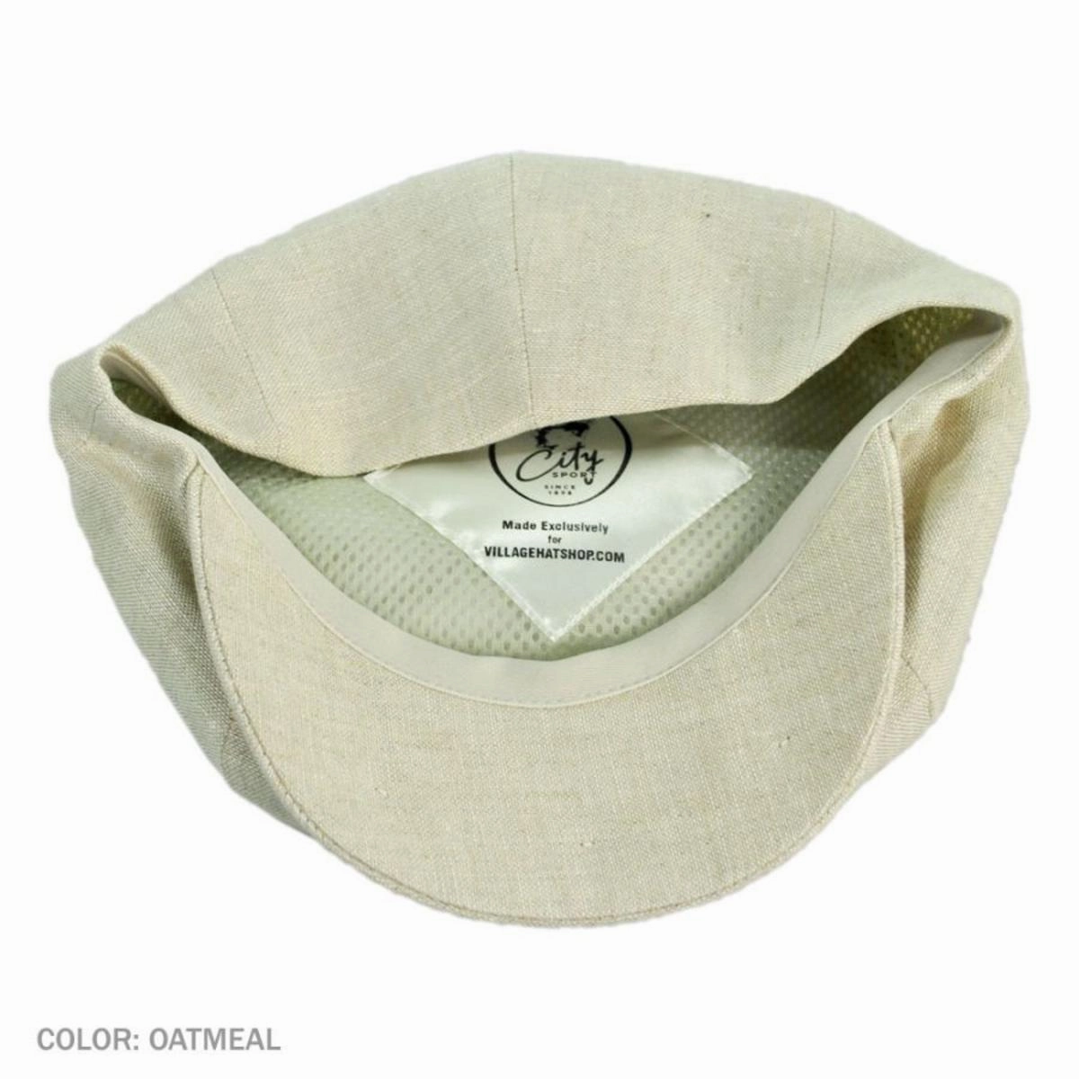 Linen Newsboy Cap