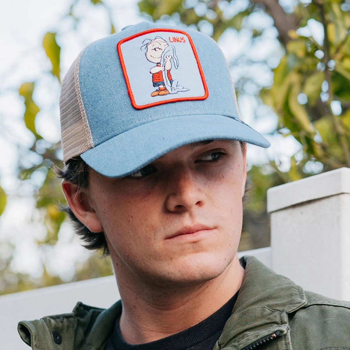 Linus Mesh Trucker Snapback Baseball Cap