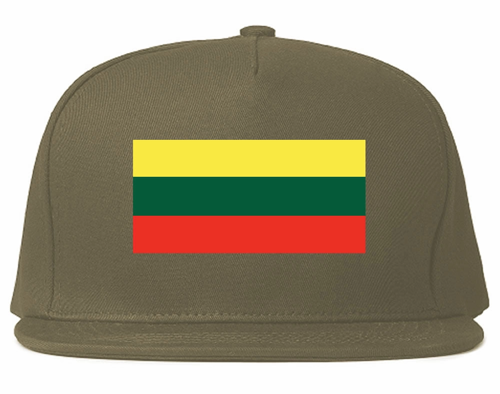 Lithuania Flag Country Printed Snapback Hat Cap