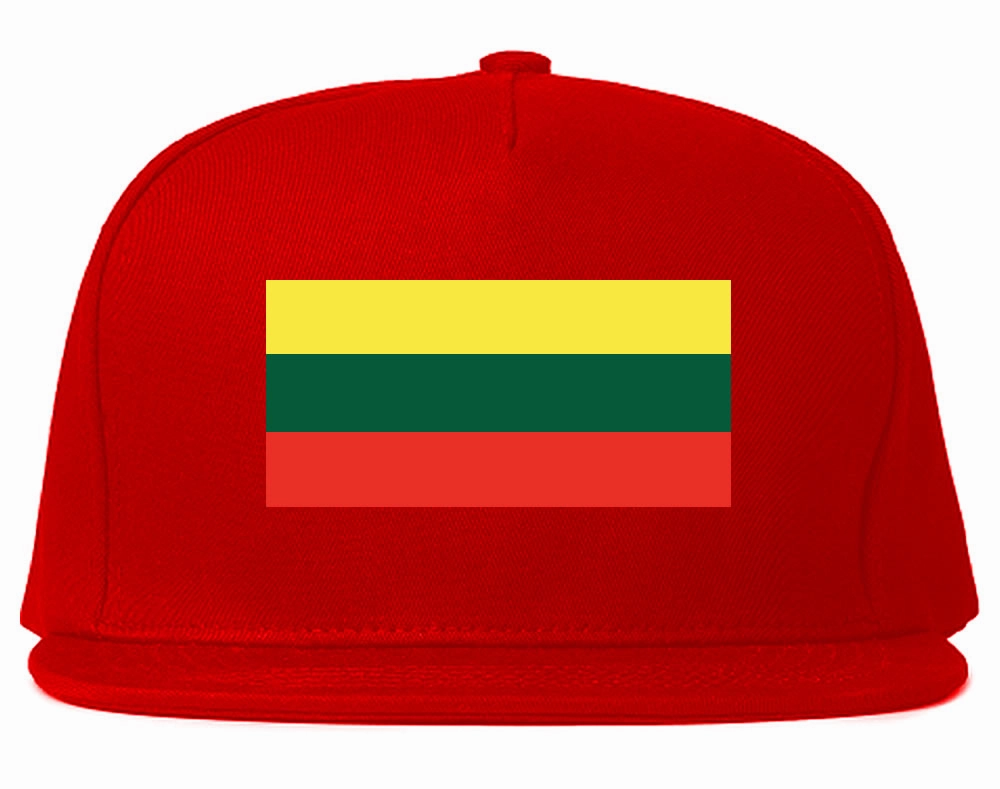 Lithuania Flag Country Printed Snapback Hat Cap