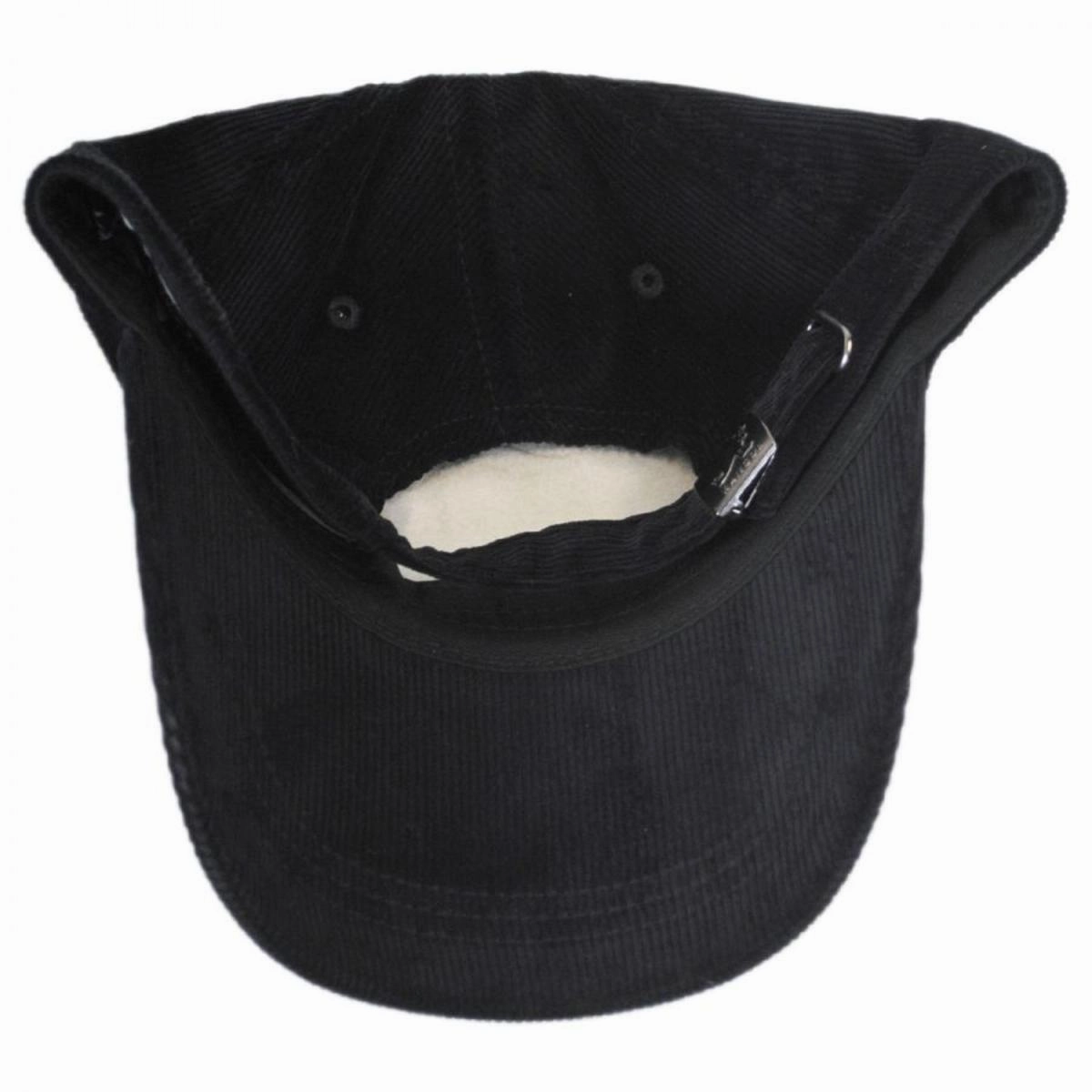 Logo Corduroy Strapback Baseball Cap Dad Hat