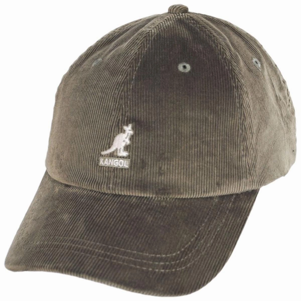 Logo Corduroy Strapback Baseball Cap Dad Hat