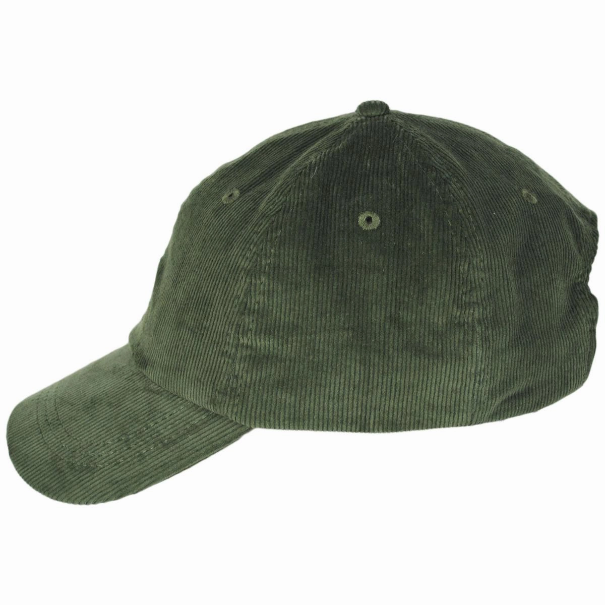 Logo Corduroy Strapback Baseball Cap Dad Hat