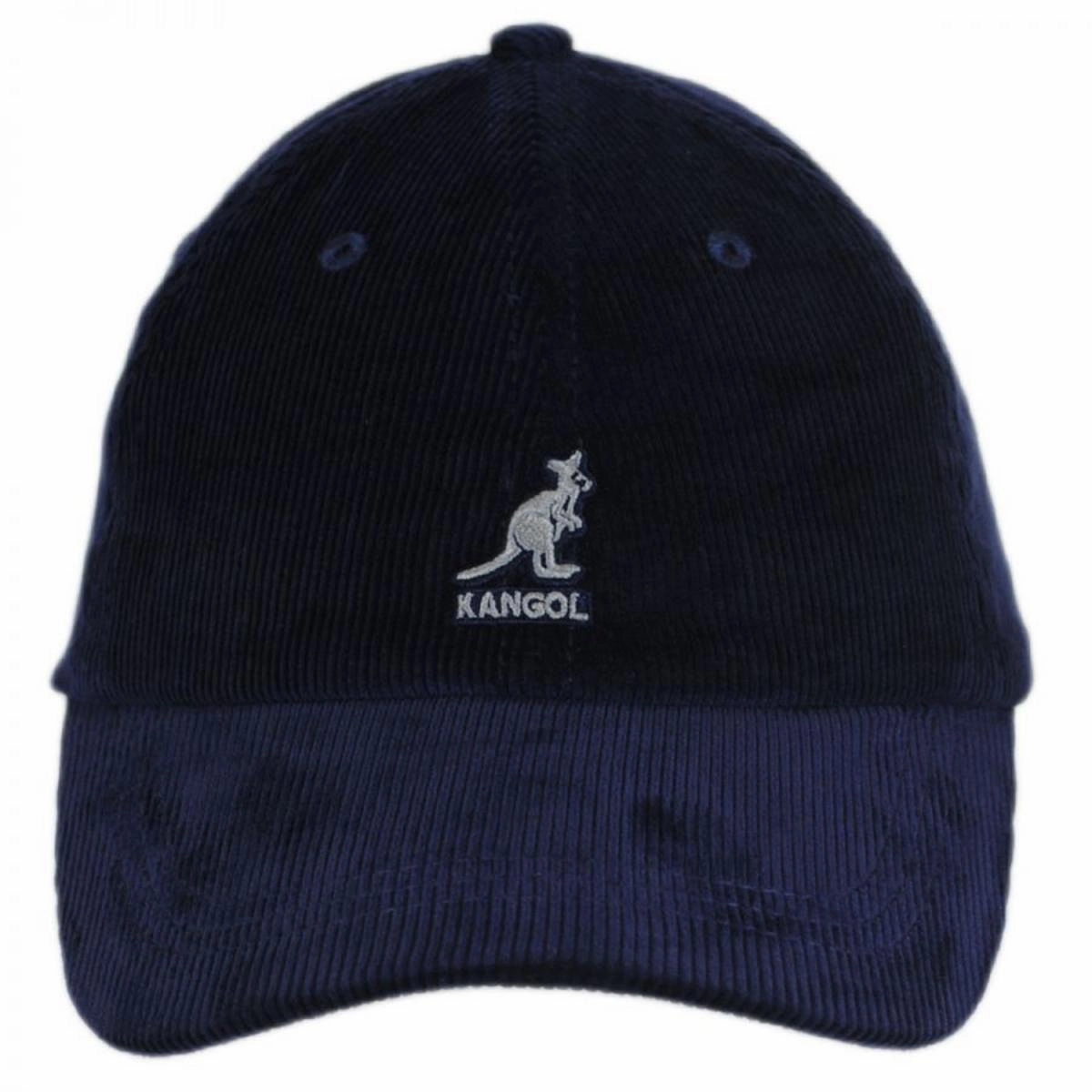 Logo Corduroy Strapback Baseball Cap Dad Hat